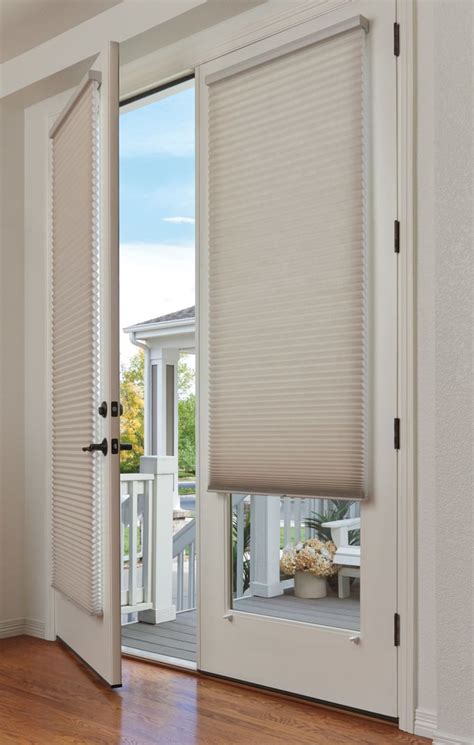 The Duette® Honeycomb shades from Hunter Douglas are great for the french doors in your ho ...