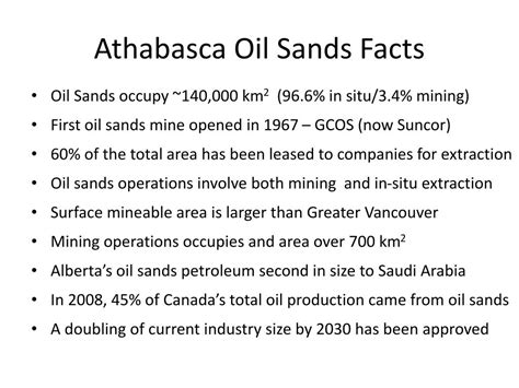 PPT - Oil Sands Mining and Processing PowerPoint Presentation, free ...