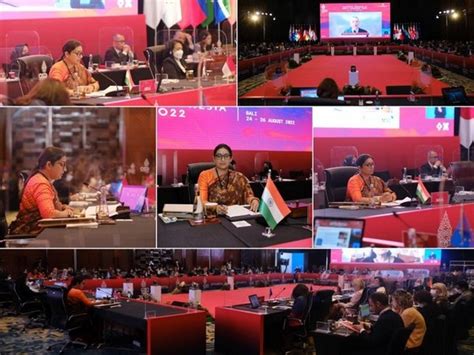 G20 Ministerial Conf on Women Empowerment in Bali: Smriti Irani shares ...