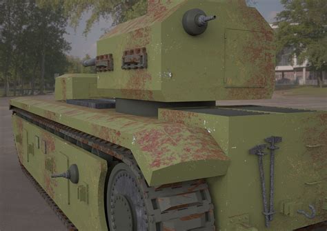 FCM F1 TANK 3d model 3D model | CGTrader