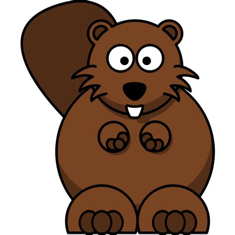 Cartoon beaver | Free SVG