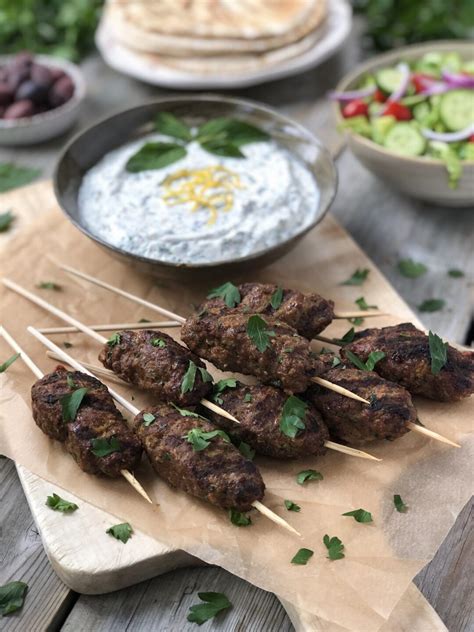 Beef Kofta Kabobs - The Kitchen Fairy