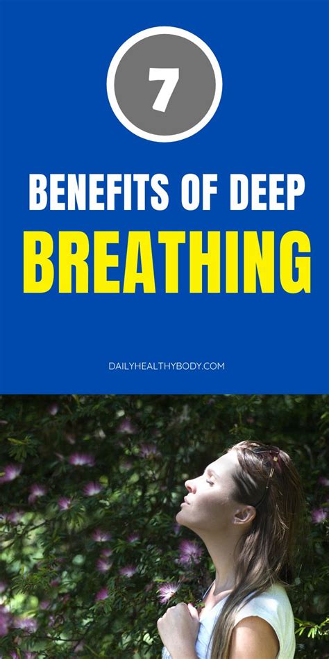 Although we take breathing for granted, deep breathing has so many benefits. Here are some of ...