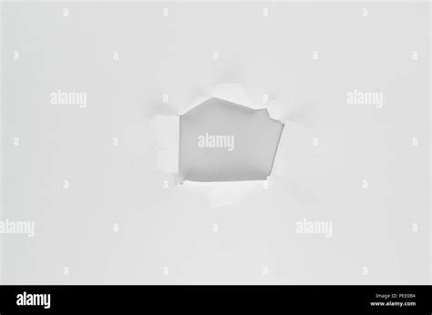 white ripped paper background Stock Photo - Alamy