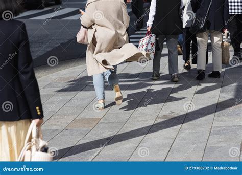 Crowd of People Walking in the City Stock Photo - Image of city, women: 279388732