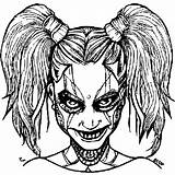Harley Quinn Ausmalbild · Creative Fabrica sketch template
