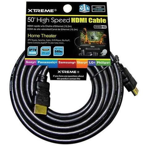 50ft HDMI Cable - Walmart.com - Walmart.com