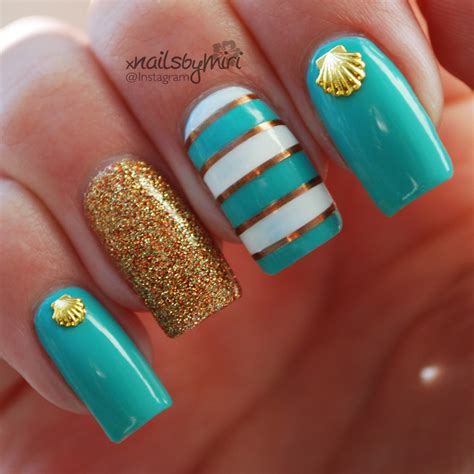 Summer Beach nails nail art by xNailsByMiri - Nailpolis: Museum of Nail Art