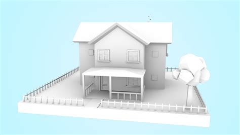 3D House Minecraft - TurboSquid 1169454