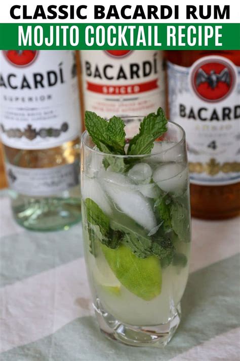 Classic Bacardi Mojito Cocktail Drink Recipe | dobbernationLOVES