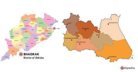 Map Of Odisha with Districts Navigate Seamlessly | Odipedia