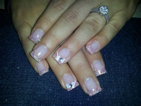 Sparkly pink bow nails | Hair and nails, Nails, Nail polish