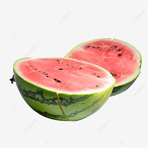 A Watermelon Cut In Half, One, Watermelon, Cut In Half PNG Transparent ...