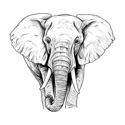 Premium Vector | Hand drawn elephant illustration vector