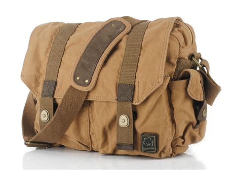 Men's canvas messenger bags, mens canvas shoulder bag - YEPBAG