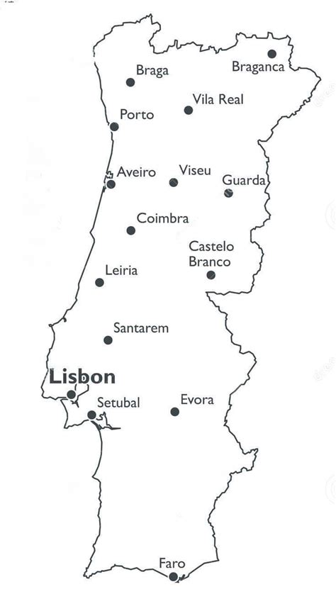 Printable Map Of Portugal Cities – Free download and print for you.