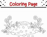 Ant Hill Coloring Page sketch template