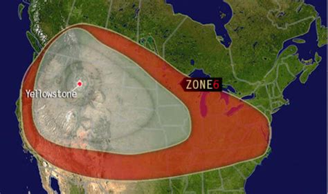 Yellowstone volcano eruption DEATH ZONE: Millions stranded in ash path ...