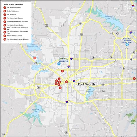 Fort Worth Area Map - Alaine Leonelle