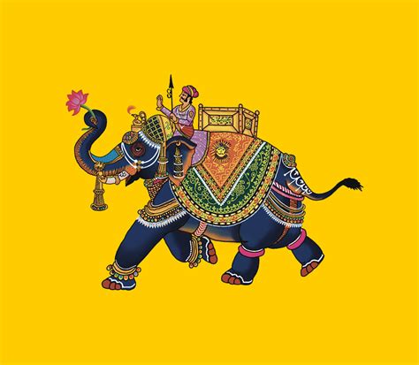 Rajasthani royal elephant Digital Art by Ankhi Sarkar - Pixels