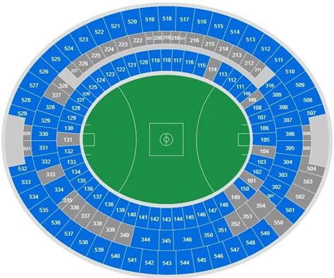 Perth Optus Stadium Seating Map 2023 With Rows, Parking