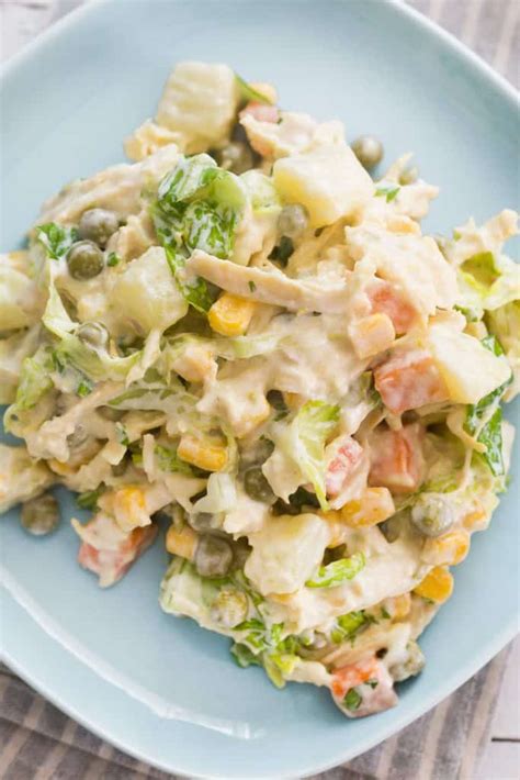 Ensalada de pollo con papas - Maricruz Avalos Kitchen Blog