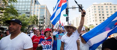 PHOTOS: Hundreds Of Anti-Communists Urge Biden To Intervene In Cuba ...