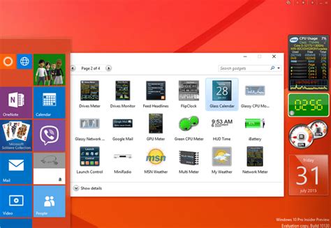 Desktop Gadgets For Windows 10 Free Download - accessoriesintensive