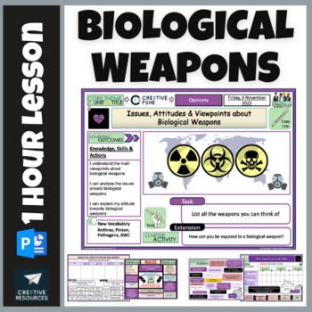 Biological Weapons - Nuclear Weapons by Cre8tive Resources | TPT