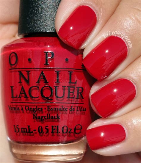 OPI Holiday 2015 Starlight Collection Swatches & Review | Nail polish, Red nails, Red nail polish