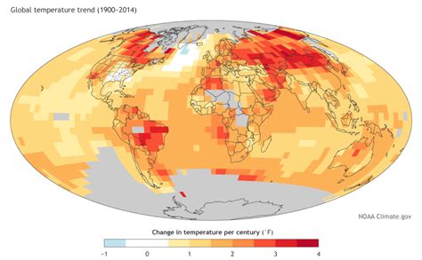 Average Annual Temperature World Map