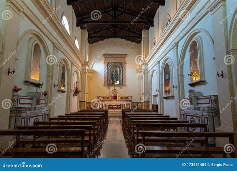 Isernia, Molise, Italy. Church of the Immaculate Conception Editorial ...