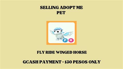 FLY RIDE WINGED HORSE ADOPT ME, Video Gaming, Gaming Accessories, In-Game Products on Carousell