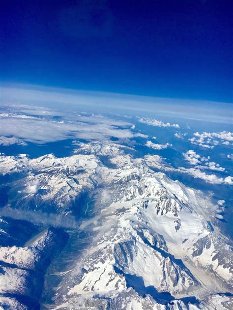 The alps from the sky. : r/pics