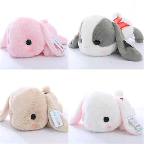 Super Jumbo Sleepy Tsumikko AMUSE Pote Usa Loppy Cuddly Bunny With Big ...