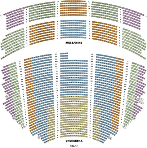 Pantages Theater Seating Chart Guide