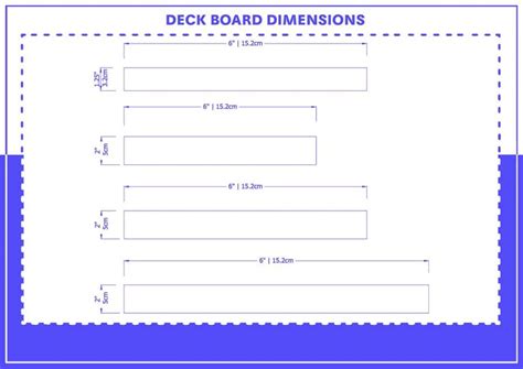 Deck Board Sizes with 2 Detailed Drawings - Homenish