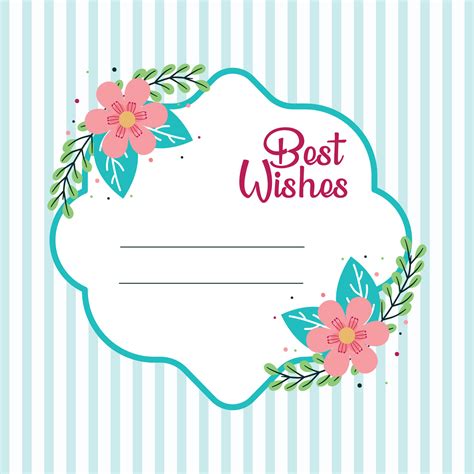 Best wishes background with invitation card template 14414634 Vector ...