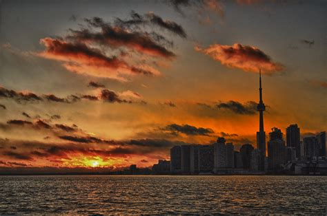 CN TOWER SUNSET HDR | Sunset at cn tower toronto ontario can… | Flickr