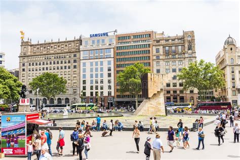 Barcelona City Center in Spain. Editorial Stock Image - Image of ...