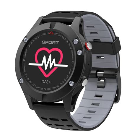 Heart Rate Monitor GPS Multi Sport Mode OLED Altimeter Bluetooth Fitness Tracker IPX7 F5 Smart ...