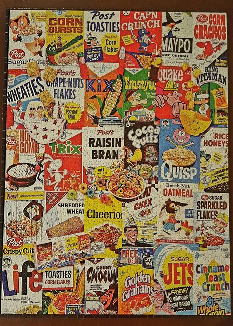 Vintage Cereal Boxes : Jigsawpuzzles