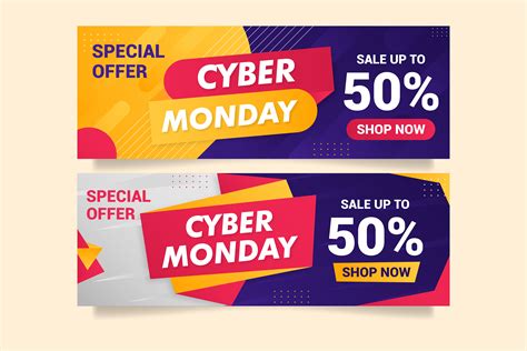 Cyber Monday Sales Banner Design Graphic by distrologo · Creative Fabrica