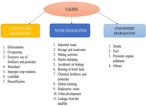 Causes of environmental degradation. | Download Scientific Diagram