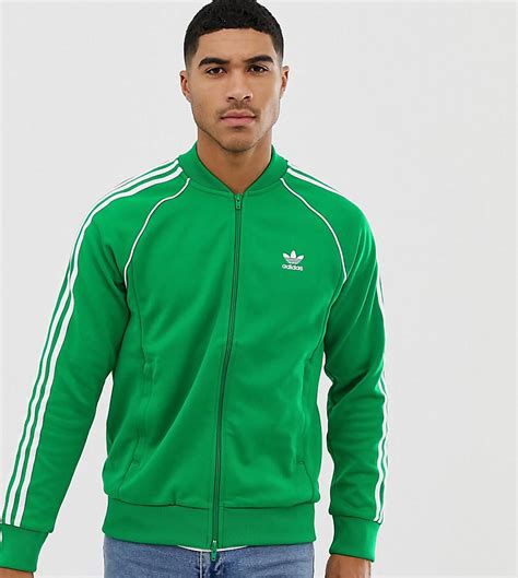 Buy > adidas track jacket green > in stock