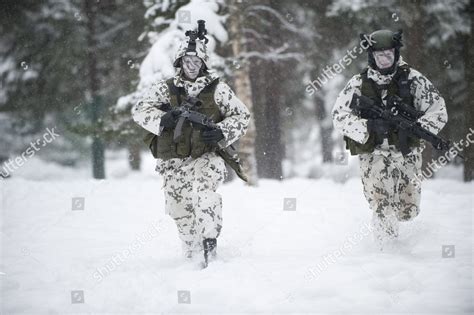 Finnish Army Conscripts During Training Santahamina Editorial Stock Photo - Stock Image ...