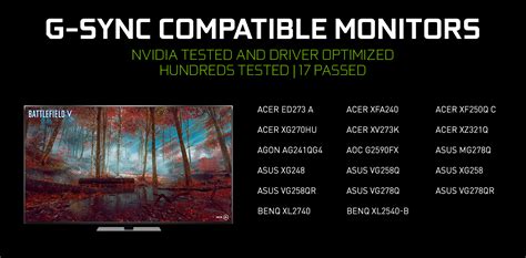 G-SYNC Compatible Monitors and BFGD | GeForce News | NVIDIA