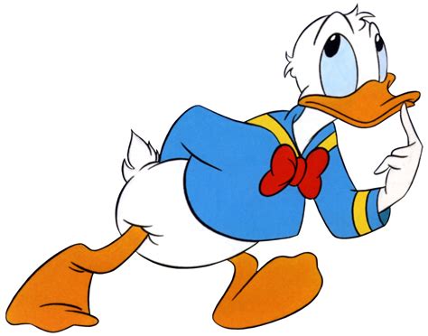 American top cartoons: Donald duck face