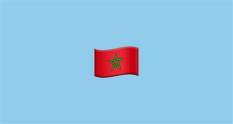 🇲🇦 Flag: Morocco Emoji on Apple iOS 16.4