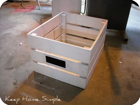 Keep Home Simple: Homemade Wooden Crates